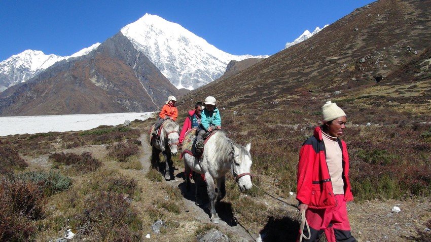Horse Riding Trek to Langtang Valley with Children