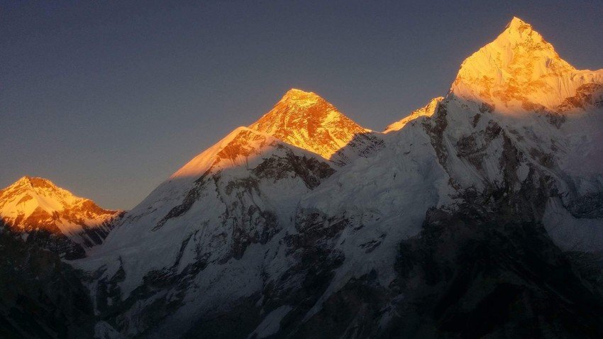 View of Mount Everest from Kalapatthar